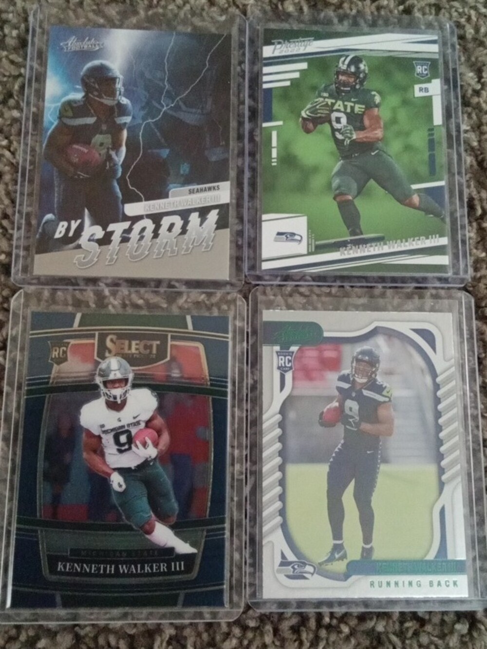 Kenneth Walker 3rd Football Trading Card Lot - Rcs Included. - Picture 3 of 11